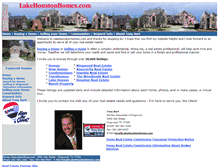 Tablet Screenshot of lakehoustonhomes.com